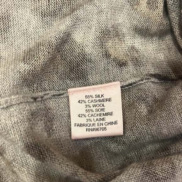 Rebecca Taylor Woman’s Grey Leopard Print Cardigan Size M - Picture 6 of 6